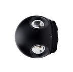 LED Wall Light, Black, Round, 4 LEDs, 4W, Neutral Light — image 2