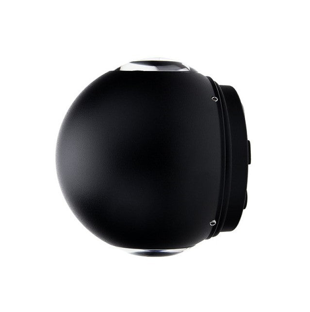 LED Wall Light, Black, Round, 6W, Warm Light — image 2