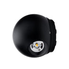 LED Wall Light, Black, Round, 6W, Warm Light — image 1