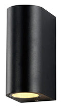 LED Wall Lamp, Black, Cylinder, 2 Sockets, Max 35W — image 1