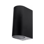 LED Wall Lamp, Black, Cylinder, 2 Sockets, Max 35W — image 2
