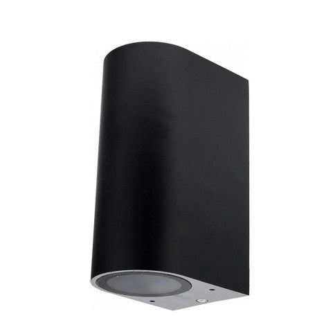 LED Wall Lamp, Black, Cylinder, 2 Sockets, Max 35W — image 2