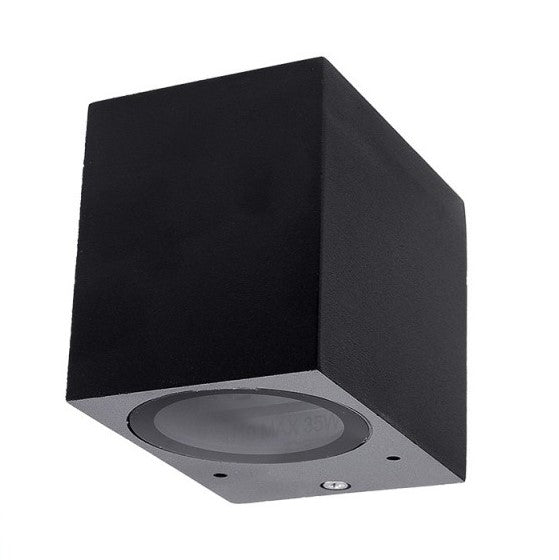 LED Wall Lamp, Black, Square, 1 Socket, Max 35W — image 2