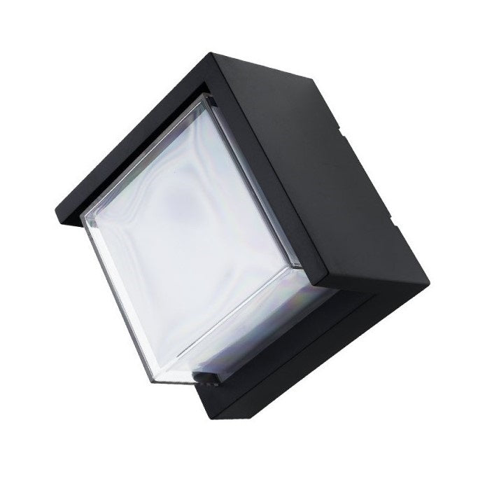 LED Wall Light, Black, Square, 15W, Warm Light — image 2