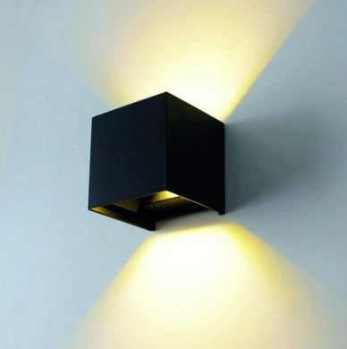 LED Wall Light, Black, Square, Adjustable Beam, 6W, Neutral Light — image 5