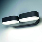 LED Wall Light, Black, Rotatable, 12W, Neutral Light — image 2