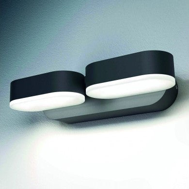 LED Wall Light, Black, Rotatable, 12W, Neutral Light — image 2