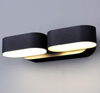 LED Wall Light, Black, Rotatable, 12W, Neutral Light — image 1
