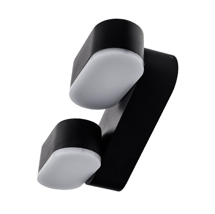 LED Wall Light, Black, Rotatable, 12W, Warm Light — image 4