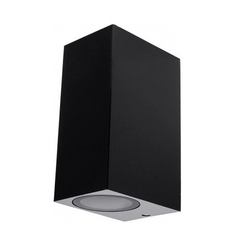 LED Wall Lamp, Black, Rectangular, 2 Sockets, Max 35W — image 2
