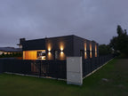 LED Wall Lamp, Black, Rectangular, 2 Sockets, Max 35W — image 4