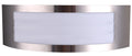 LED Wall Light, Stainless Steel, 1 Socket, Max 16W — image 1