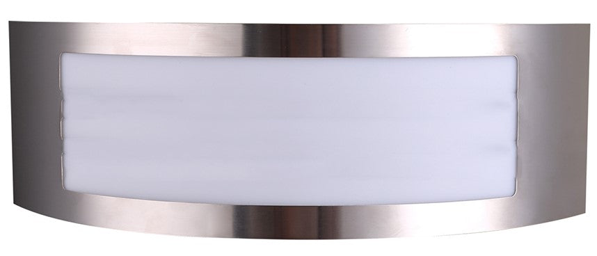 LED Wall Light, Stainless Steel, 1 Socket, Max 16W — image 1