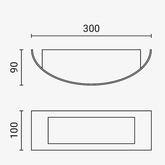 LED Wall Light, Stainless Steel, 1 Socket, Max 16W — image 4