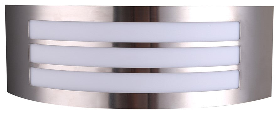 LED Wall Light, Stainless Steel, Fender, 1 Socket, Max 16W — image 1