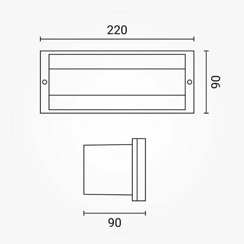LED Wall Lamp, Grey — image 5