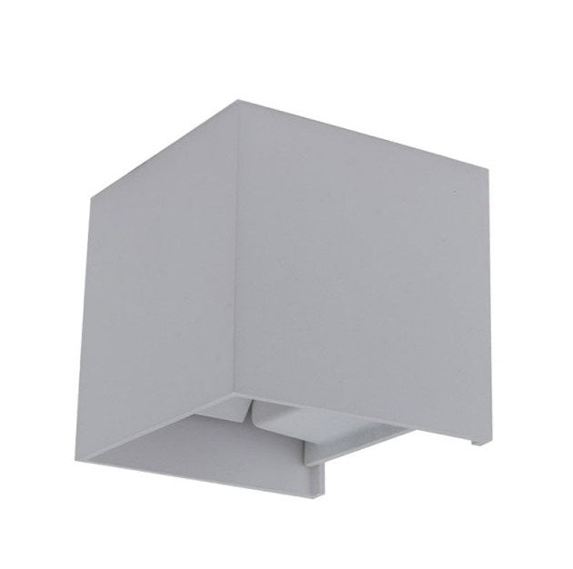 LED Wall Light, Grey, Square, Adjustable Beam, 6W, Neutral Light — image 1