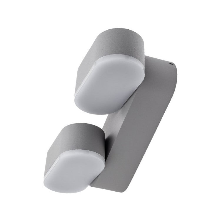 LED Wall Light, Grey, Rotatable, 12W, Neutral Light — image 3