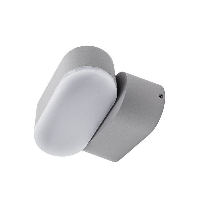 LED Wall Light, Grey, Rotatable, 6W, Neutral Light — image 4