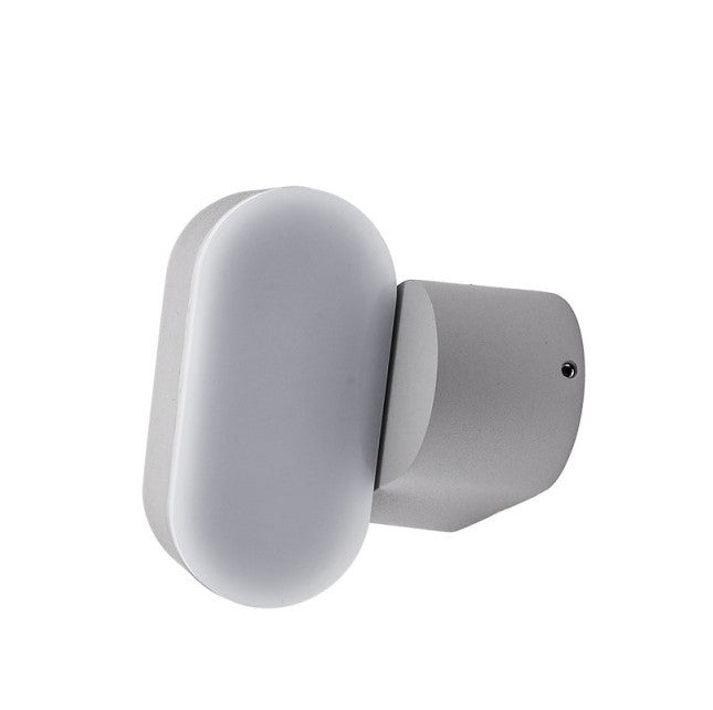 LED Wall Light, Grey, Rotatable, 6W, Warm Light — image 5