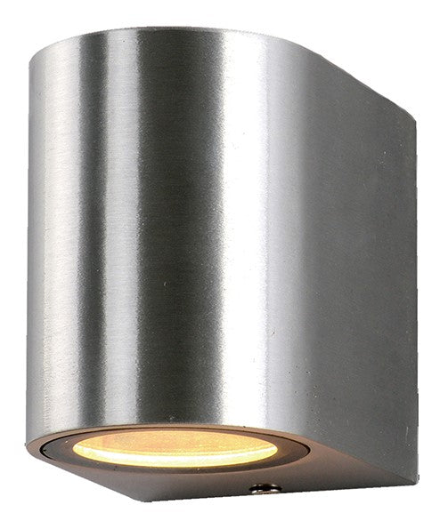LED Wall Lamp, Polished Metal, 1 Socket, Max 35W — image 1