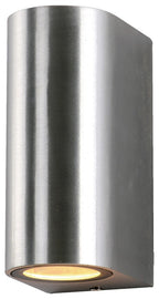 LED Wall Lamp, Polished Metal, 2 Sockets, Max 35W — image 1