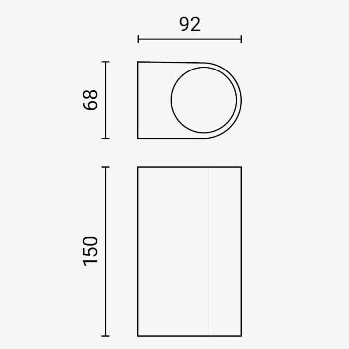LED Wall Lamp, Polished Metal, 2 Sockets, Max 35W — image 3