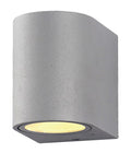 LED Wall Lamp, Silver, Cylinder, 1 Socket, Max 35W — image 1