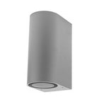 LED Wall Lamp, Silver, Cylinder, 2 Sockets, Max 35W — image 2