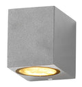 LED Wall Lamp, Silver, Square, 1 Socket, Max 35W — image 1