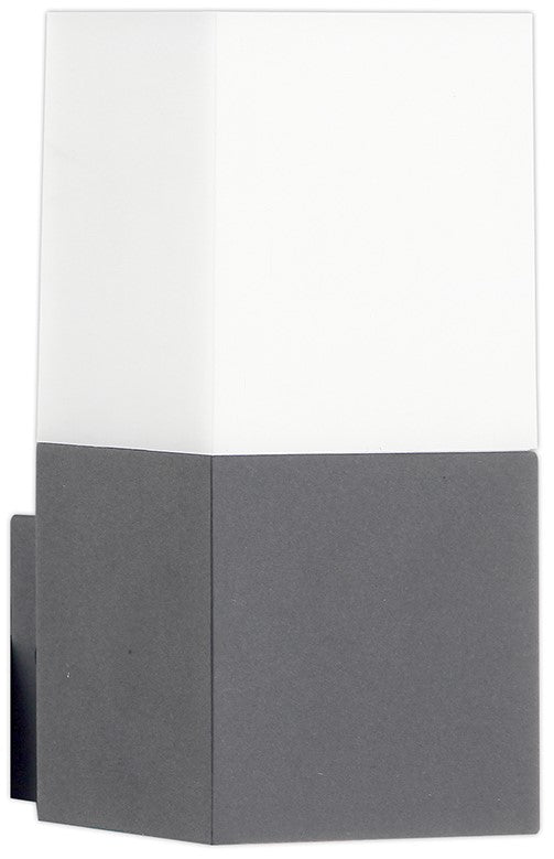 LED Wall Light, Dark Grey, 1 Socket, Max 16W — image 1