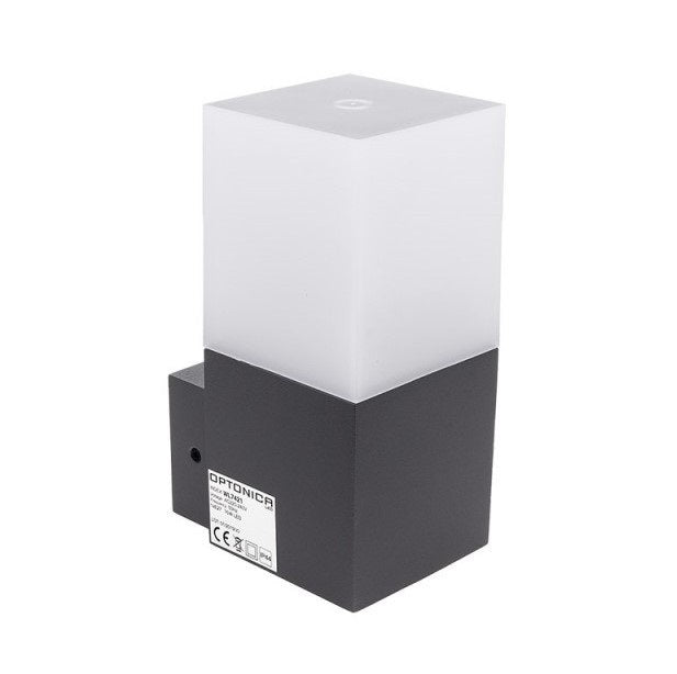 LED Wall Light, Dark Grey, 1 Socket, Max 16W — image 2