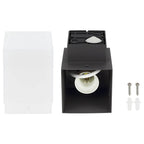 LED Wall Light, Dark Grey, 1 Socket, Max 16W — image 3