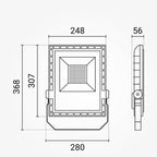 LED Stadium Floodlight, 100W, White Light — image 2