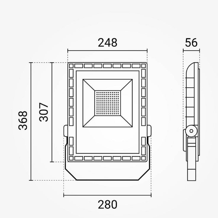 LED Stadium Floodlight, 100W, White Light — image 2