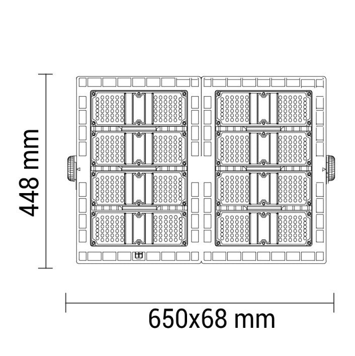 LED Stadium Floodlight, 480W, White Light — image 2