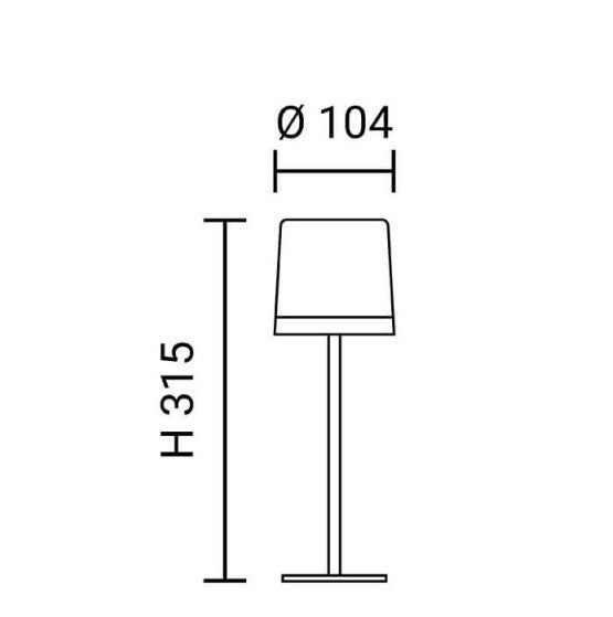 LED Rechargeable Table Lamp, 2.5W, CCT 3000K-6000K — image 4