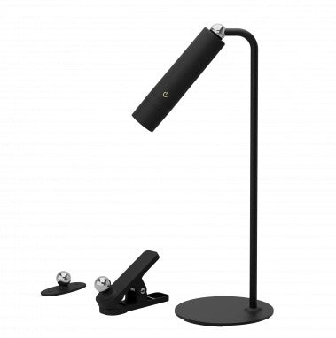 LED Table Lamp, 3W, Multifunctional, Wireless Charging, Black Body, Neutral Light — image 1