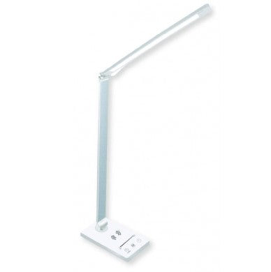 LED Desk Lamp, 5W, Wireless Charging, White Body, CCT Light — image 2