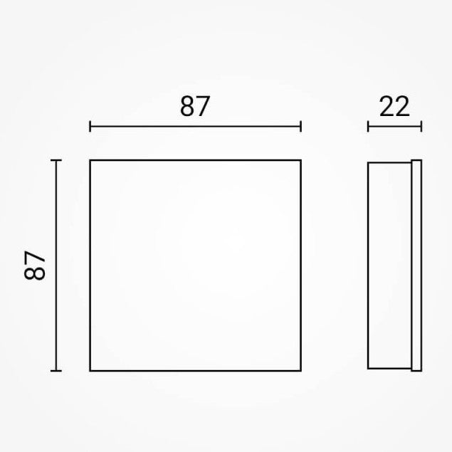LED Single Colour Remote Control Wall Console, 4 Zones, White — image 3