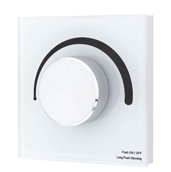 LED Dimmer Wall Console, Rotary, White, 5 Years Warranty — image 2