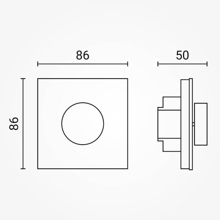 LED Dimmer Wall Console, Rotary, White, 5 Years Warranty — image 4
