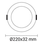 LED Slim Downlight, 20W, Dimmable, CCT 3000K-6000K — image 4