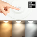 LED Slim Downlight, 20W, Dimmable, CCT 3000K-6000K — image 5