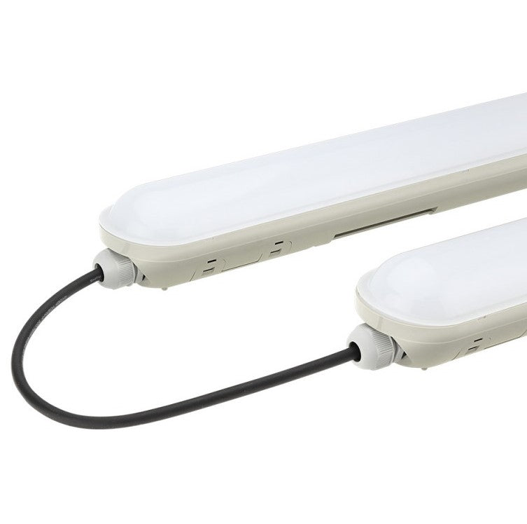 LED Waterproof Fixture, 40W, 120cm, Linkable, Neutral Light — image 4
