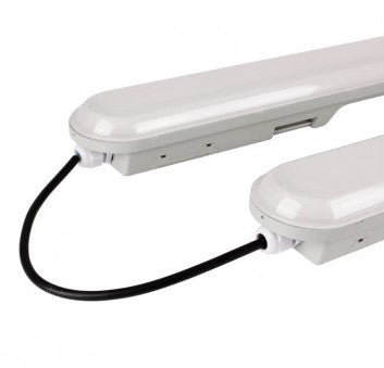 LED Waterproof Fixture, 55W, 150cm, with Emergency Light, White Light — image 1