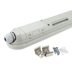 LED Waterproof Fixture, 55W, 150cm, with Emergency Light, Neutral Light — image 3