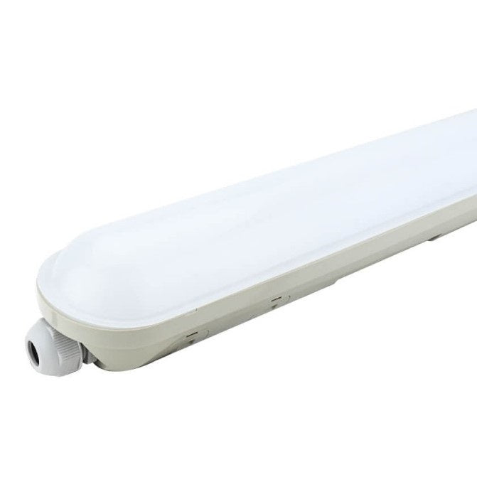 LED Waterproof Fixture, 55W, 150cm, with Emergency Light, White Light — image 2