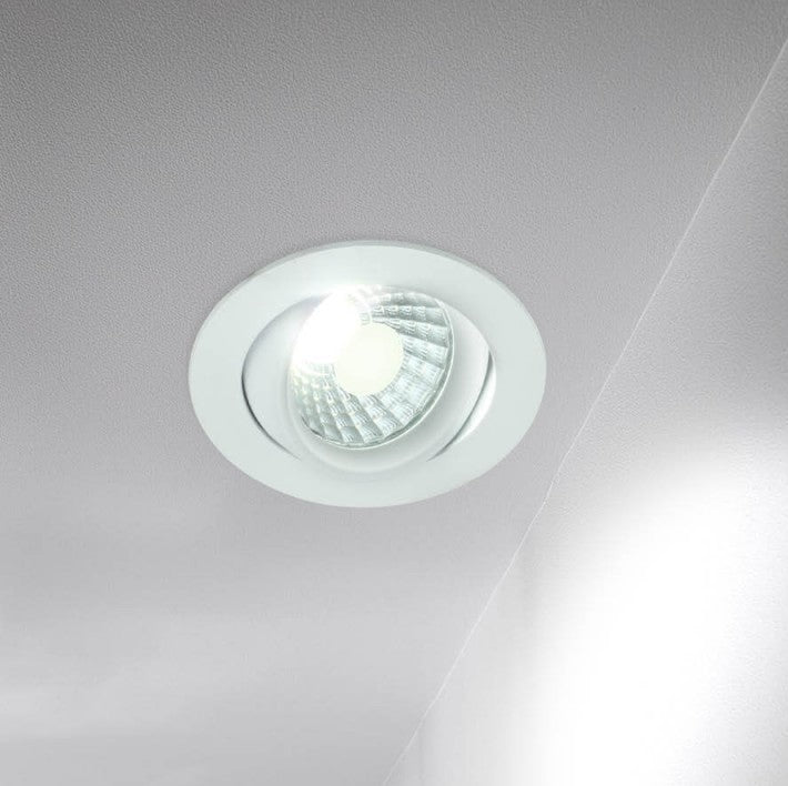 LED Downlight, Round, Rotatable, 60°, 8W, White Light — image 4