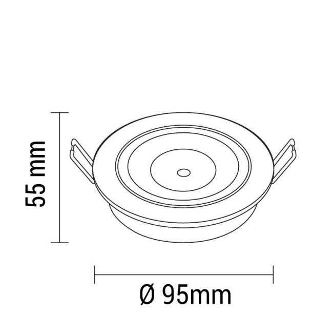 LED Downlight, Round, Rotatable, 8W, Neutral Light — image 4